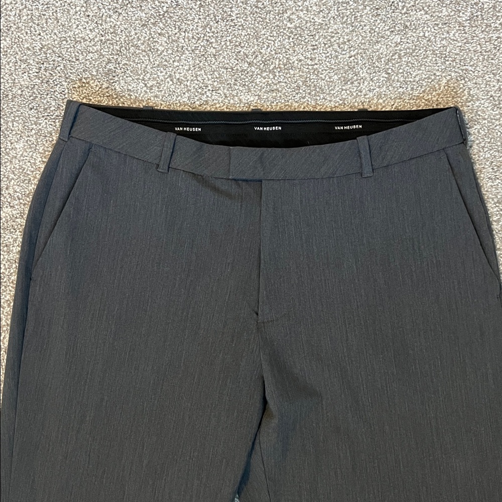 Van Heusen Men's Dress Pants - Dark Gray - Picture 2 of 7
